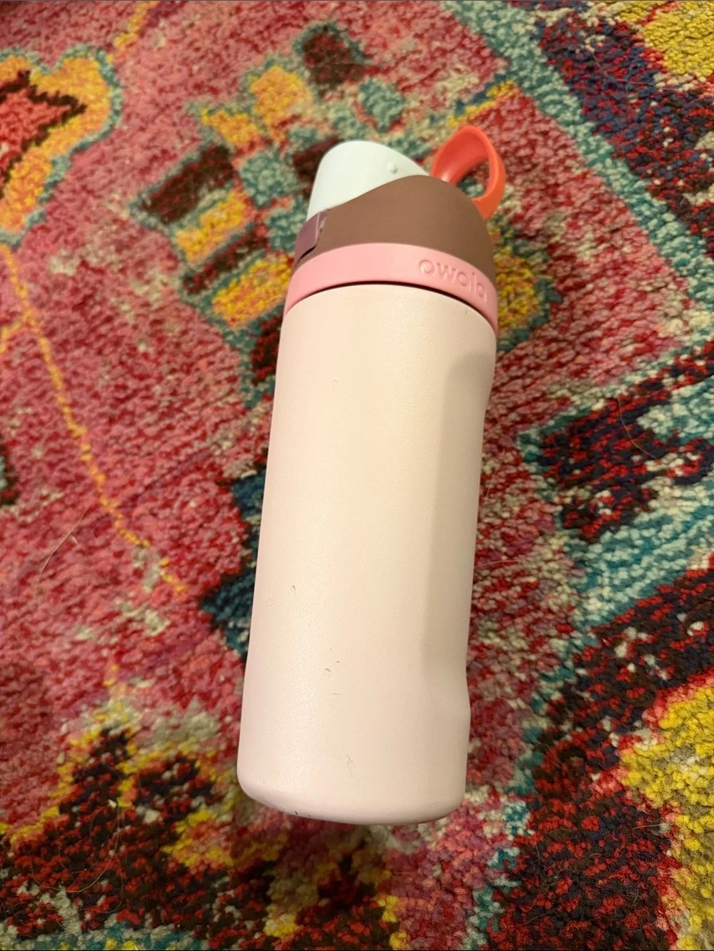 Owala Pink Stainless Steel Travel Bottle